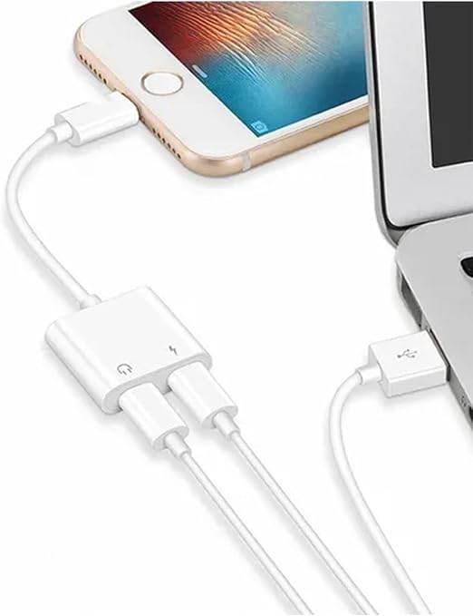 Lightning 2in1 çoğaltıcı kulaklık ve şarj dönüştürücü