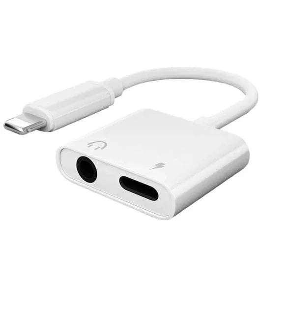 Lightning 2si1 lightning ve 3,5mm jak 2li dönüştürücü