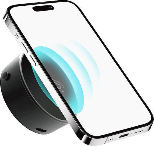 Vantuz emişli vakumlu typeC şarjlı magnetli sabit başlı araç içi telefon tutucu