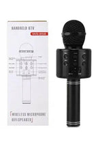 Karaoke mikrofonlu bluetooth aux usb hafıza kart destekli hoperlör