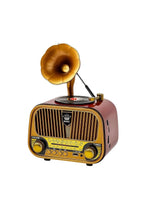 MD-1318BT nostaljik tasarımlı bluetooth hoparlör ve radyo.