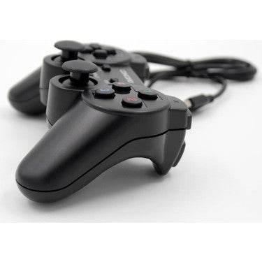 Usb girişli kablolu gamepad joystick titreşimli analog oyun kolu bilgisayar ve pc için