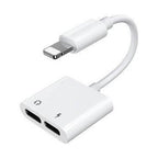 Lightning 2in1 çoğaltıcı kulaklık ve şarj dönüştürücü - D1F