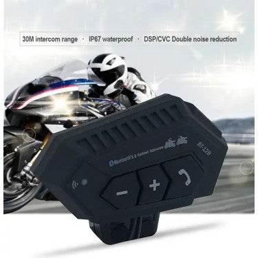 Universal su geçirmez kask interkom mikrofonlu bluetooth kulaklığı bt-12b