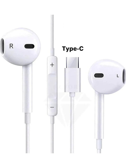 iphone 15 pro max typec girişli mikrofonlu kulaklık içi kablolu kulaklık - K1Q