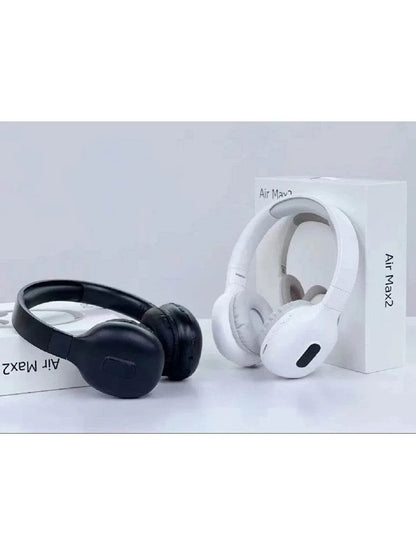 Air max 2 bluetooth kafa üstü kulaklık – sd kart destekli, tuş kontrollü kablosuz müzik keyfi!