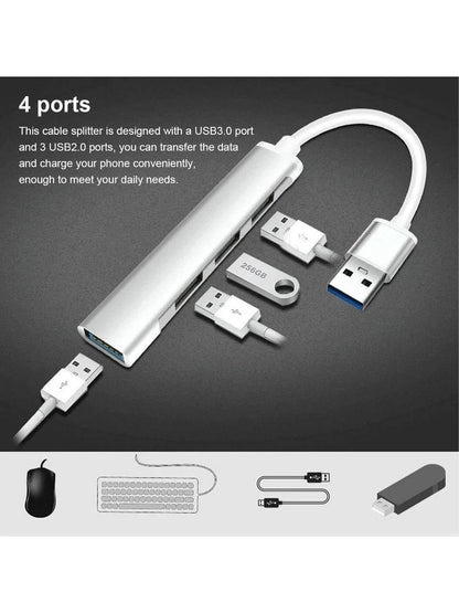 Usb girişli 4ü1 arada usb hub çoğaltıcı jh-113