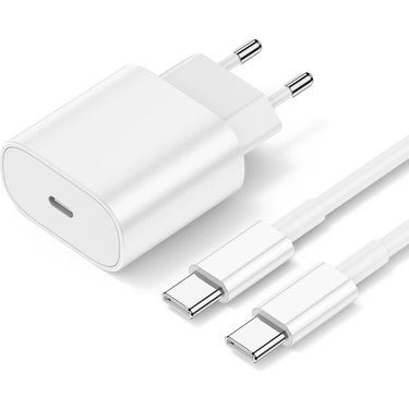 25w/35w typec çıkışlı başlık ve typec to typec kablo yeni nesil şarj seti