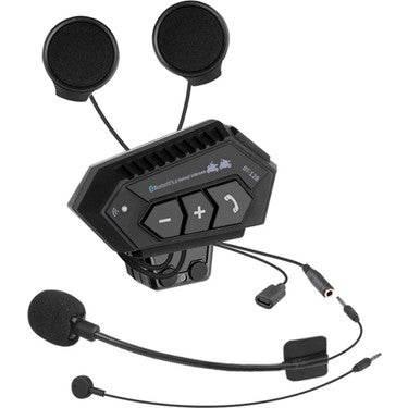 Universal su geçirmez kask interkom mikrofonlu bluetooth kulaklığı bt-12b - G2N