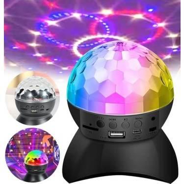 L740 360 döner ışıklı usb hafıza kart destekli bluetooth speaker