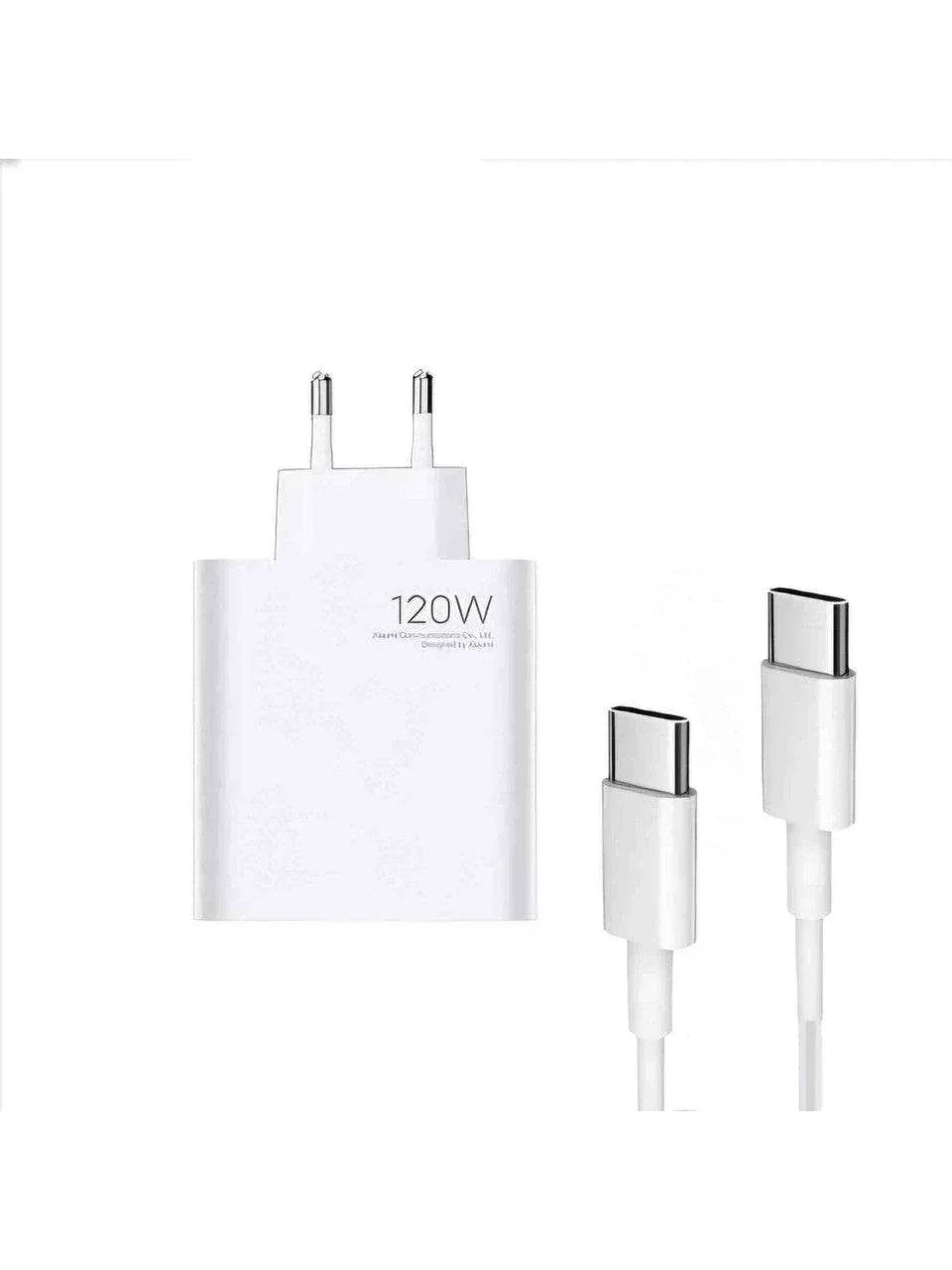 120w type-c çıkışlı saniyeli şarj destekli şarj seti (1m type-c to type-c kablo + adaptör