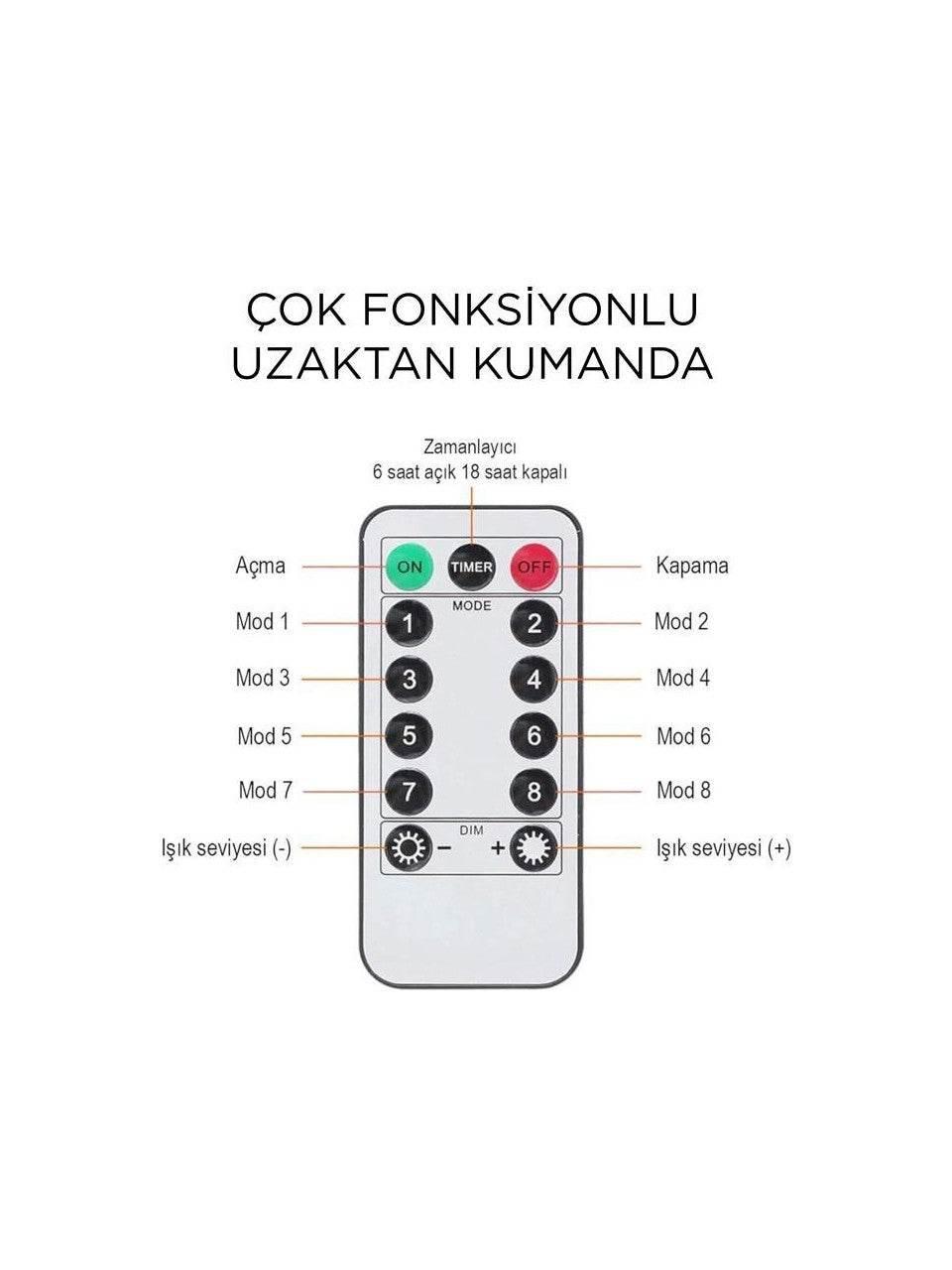 3 metre 10*30 ledli perde led kanca asmalı ışık yılbaşı led ışık dekor lambası yılbaşı ağacı ışığı organizasyon led ışık Kumandalı 3 metre*10 şerit (her şerit 3 metre 30 led) PRİZ girişli - G5F