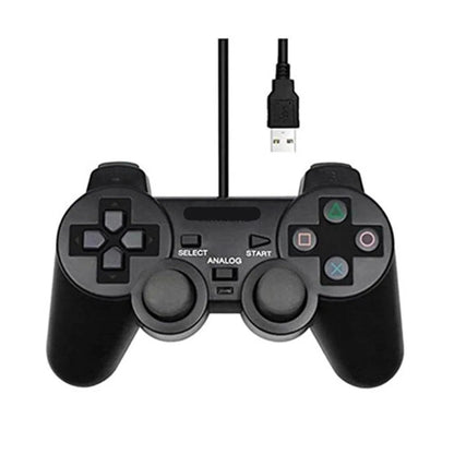 Usb girişli kablolu gamepad joystick titreşimli analog oyun kolu bilgisayar ve pc için - G6E