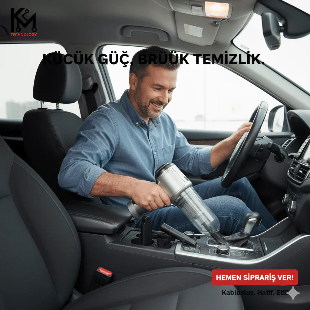 Araba için Mini Elektrikli Süpürge 19000Pa Güçlü 3 kademeli Motor Kablosuz El Vakumu Yüksek Güç ve Tip-C ile Taşınabilir Araba Süpürgesi Basınçlı Hava Silgi Klavye Temizleyici