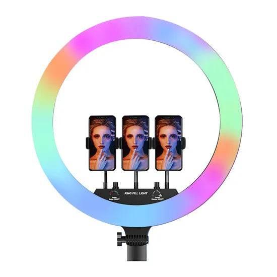 Selfie Rgb ledli tiktok ışığı tripodlu (ayak dahil)