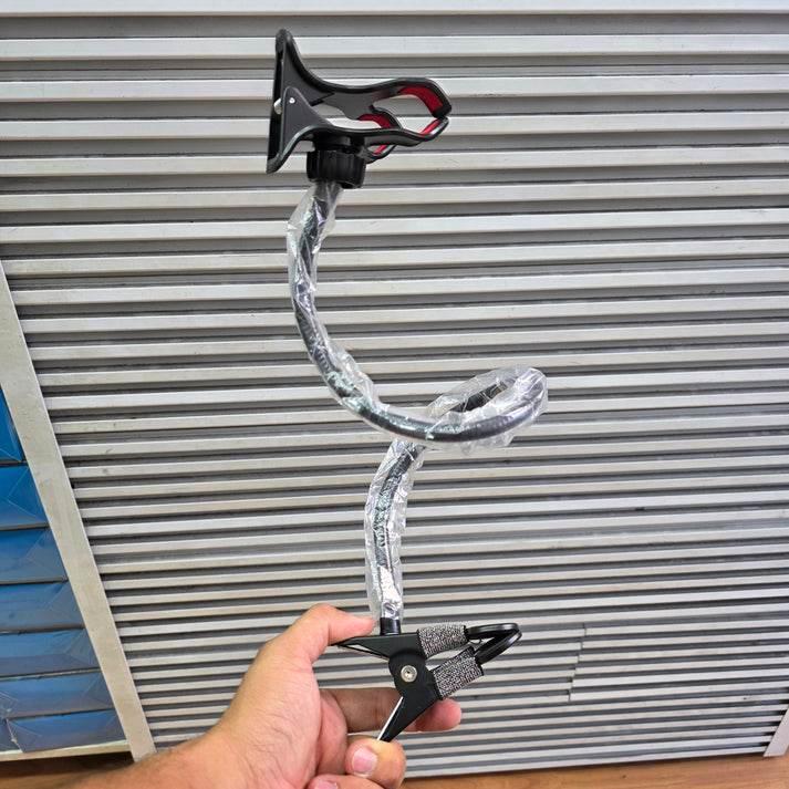 Metal Akrobat 360 derece makaslı esnek telefon tutucu