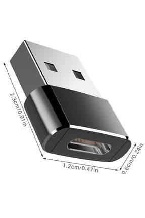 ( 10 Adet ) Usb to typec girişi şarj ve veri aktarım dönüştürücü otg aparat