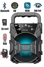 Kts1092/kts1057 5w taşınabilir ışıklı kablosuz hafıza kart usb destekli şarjlı bluetooth hoparlör