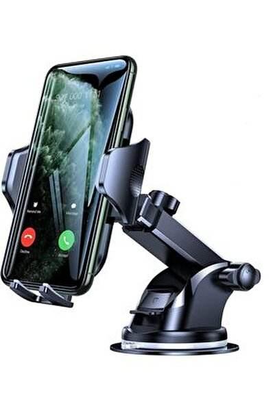 Torpidoya koyulan vakumlu 360 derece ayarlanabilir uzayabilir araç içi telefon tutucusu
