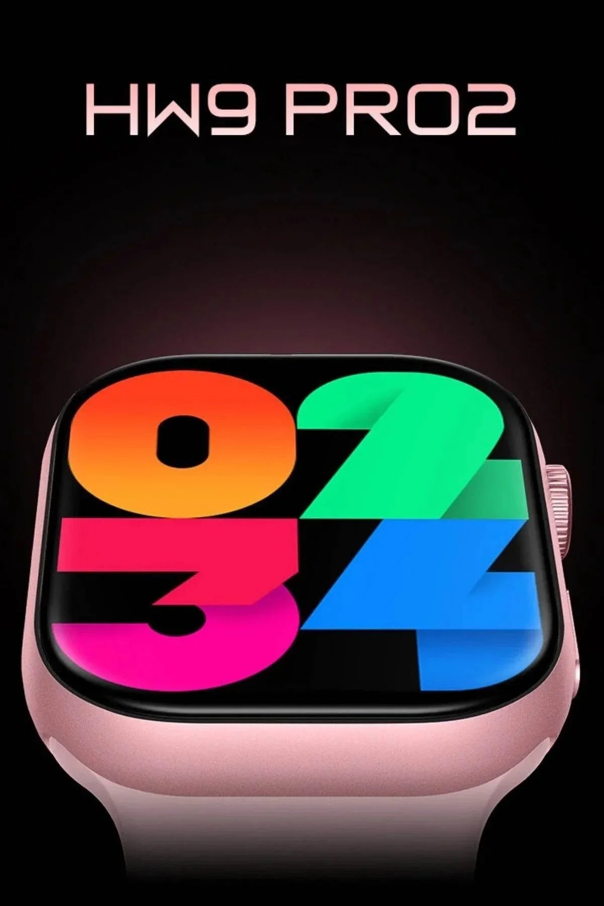 Hw9 pro2 amoled ekranlı 45mm anahtarlık hediyeli ios android uyumlu akıllı saat