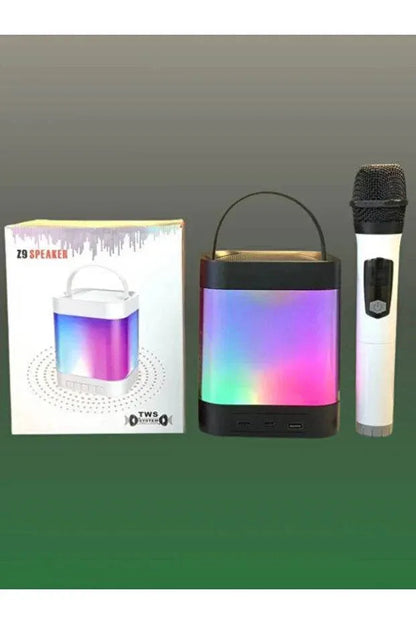 Z9 speaker mikrofonlu tws radyolu aramalı sd kart/usb destekli bluetooth hoparlör