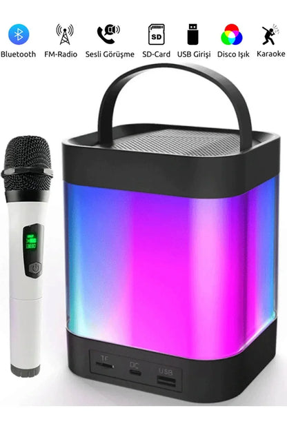 Z9 speaker mikrofonlu tws radyolu aramalı sd kart/usb destekli bluetooth hoparlör
