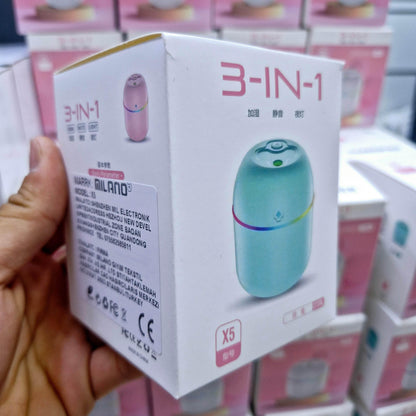 220ml 3ü1 arada taşınabilir hava nemlendirici | rgb ışıklı buhar makinesi & aromma difüzörü | sessiz ve etkili