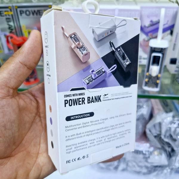 5,000 mah mini led göstergeli typec ve lightning powerbank