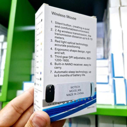 Ofis tarzı ince kablosuz mouse 2,4g ve bluetooth typec şarj edilebilir hız ayarlama tuşlu rgb ışıklı m8