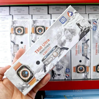 T800 ultra 49mm 1,99” ekranlı akıllı saat – çift kordon, ios & android uyumlu