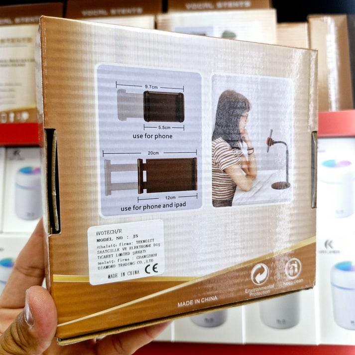 Masa üstü sopalı ayarlanabilir telefon tutucu j5