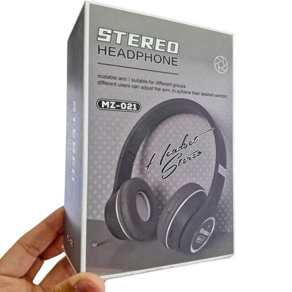 Mz-021 pedli ayarlanabilir boyutlu stereo kafa üstü kulaklık - U1T