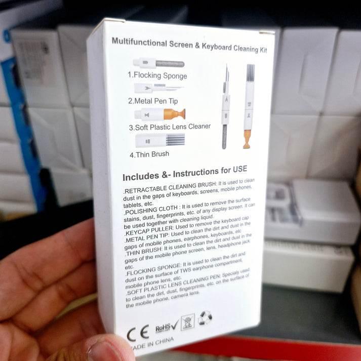 8'i 1 arada telefon, tablet ve kulaklık temizleme aparatı – çok fonksiyonlu elektronik temizlik kiti