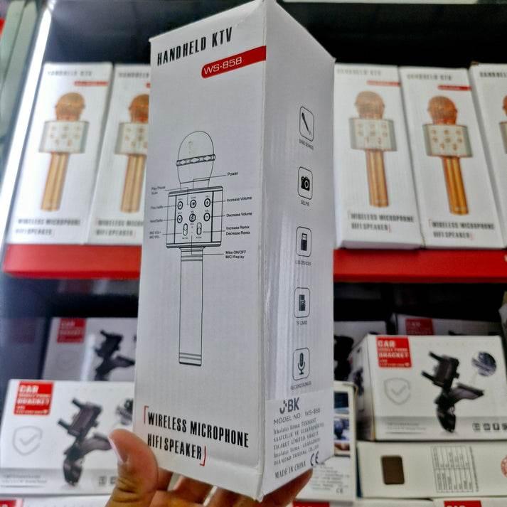 Karaoke mikrofonlu bluetooth aux usb hafıza kart destekli hoperlör