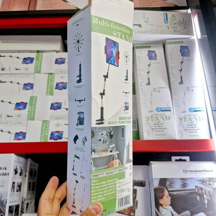 Çok amaçlı 360 derece ayarlanabilir masa üstü metal tablet ve telefon tutucu 21a-3