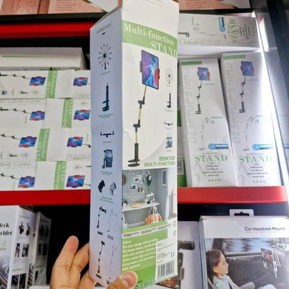 Çok amaçlı 360 derece ayarlanabilir masa üstü metal tablet ve telefon tutucu 21a-3