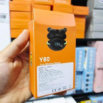Y80 led ışıklı göstergeli ios android uyumlu 5,0v bluetooth kulaklık
