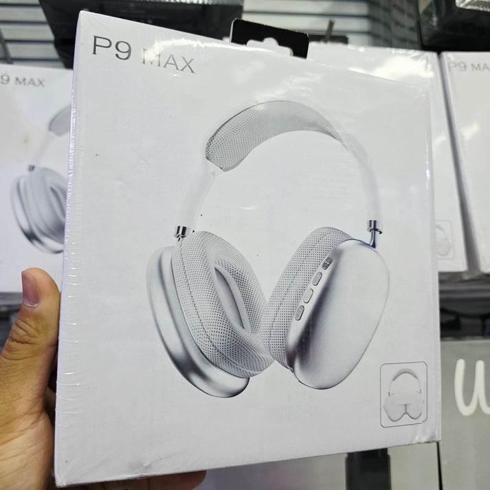 P9 max kafa üstü pedli ayarlanabilir hafıza kartı aux destekli ios android uyumlu bluetooth kulaklık