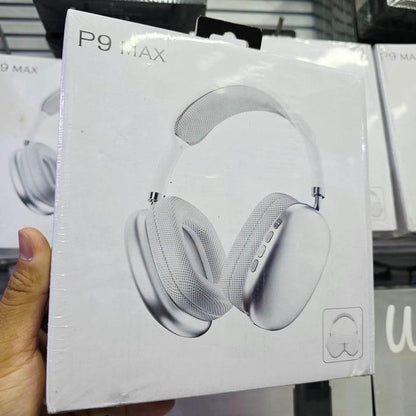 P9 max kafa üstü pedli ayarlanabilir hafıza kartı aux destekli ios android uyumlu bluetooth kulaklık