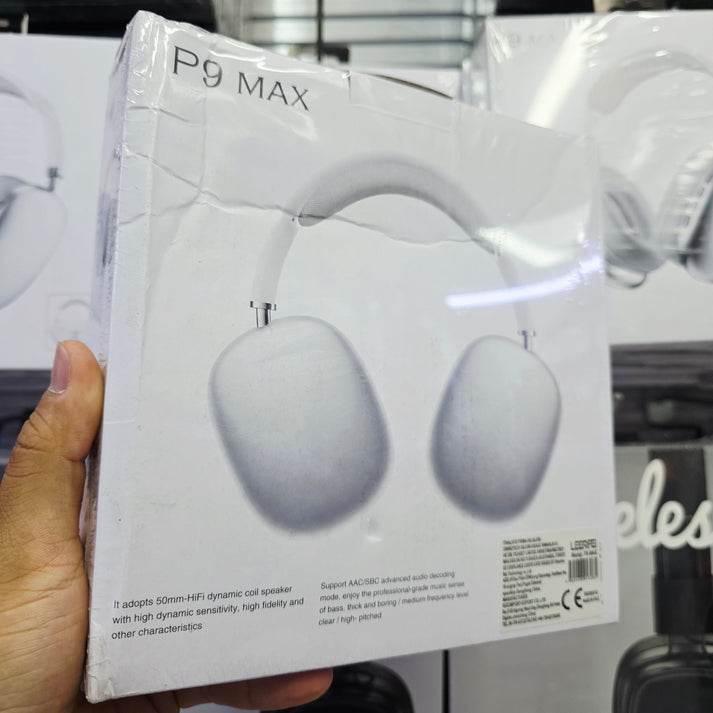 P9 max kafa üstü pedli ayarlanabilir hafıza kartı aux destekli ios android uyumlu bluetooth kulaklık
