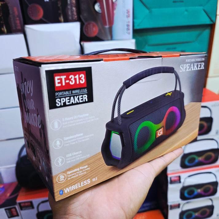 Taşınabilir rgb led ışıklı 12 saat çalışma süreli mikrofonlu basslı 5,3v bluetooth hoparlör