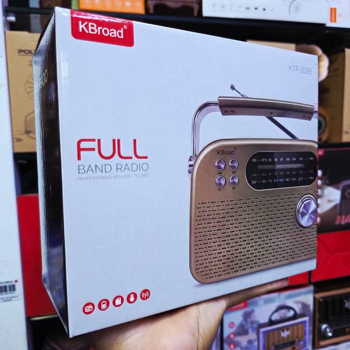 KTF-2026 nostaljı radiolu sm usb sd hafıza destekli bluetooth hoparlör