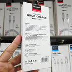 2 metre usb 2,4A hızlı veri aktarım ve şarj kablosu