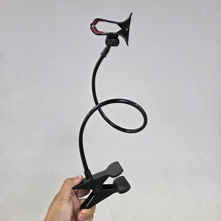 Plastik Akrobat 360 derece makaslı esnek telefon tutucu
