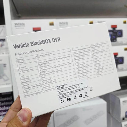 1080p full hd DVR araç içi kayıt dash cam ön arka çift kameralı mikrofonlu