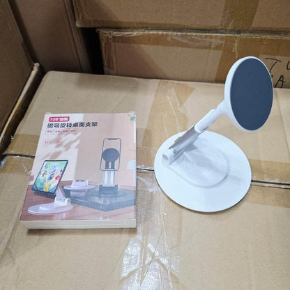 720 derece döner masa üstü mıgnatıslı katlanabilir ayarlanabilir telefon tablet tutucu