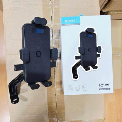 cm18mt motosiklet telefon tutucu aynaya takılan one touch otomatik kilitleme, 360° döner, suya dayanıklı ve güçlü sabitleme kolay kullanım