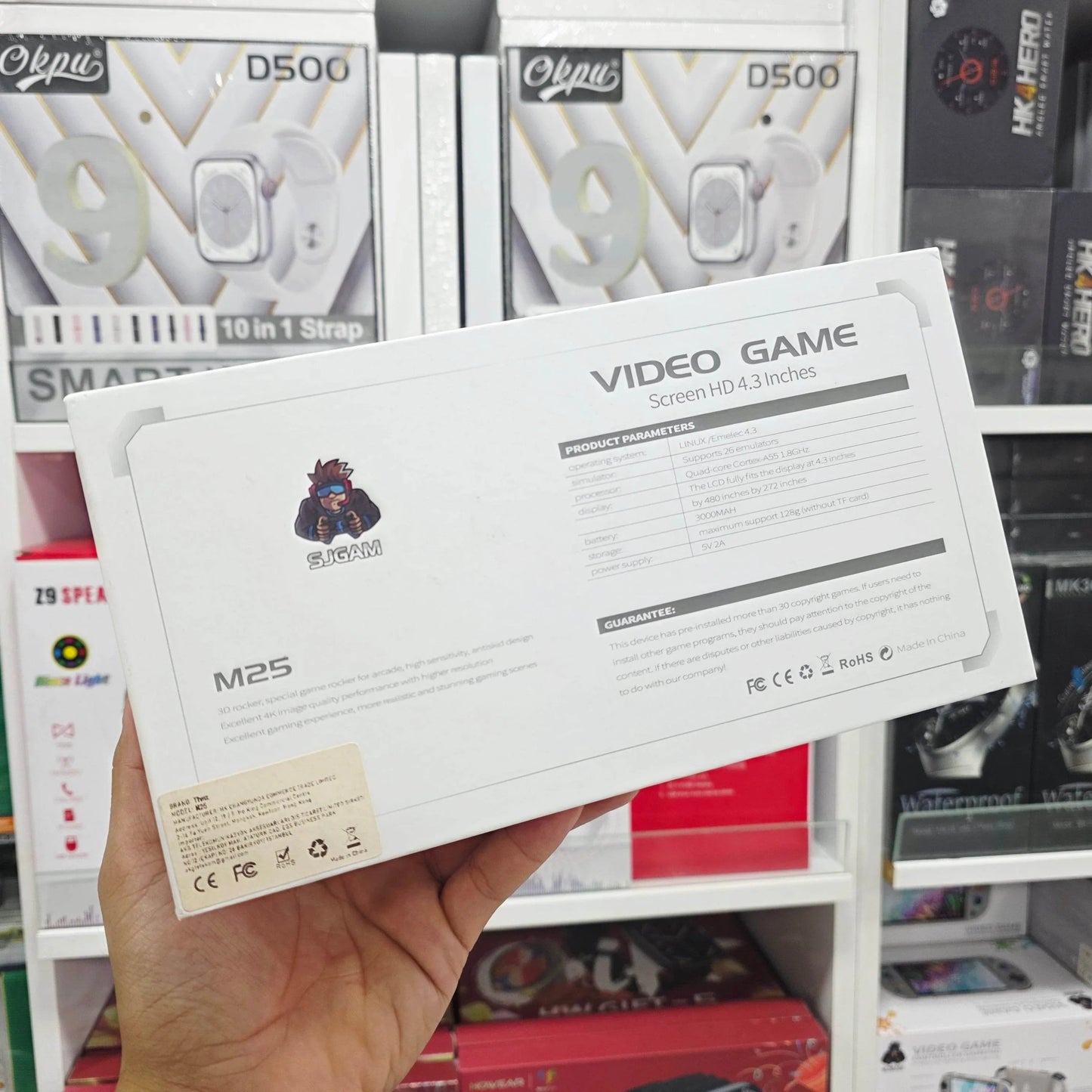Sjgam M25 Taşınabilir Oyun Konsolu 25 Emülatör 4,3 Inç Ekran 3d Atari Oyunları Pes 2023 Gta Vice 64 gb hdmi çıkışlı oyun konsolu