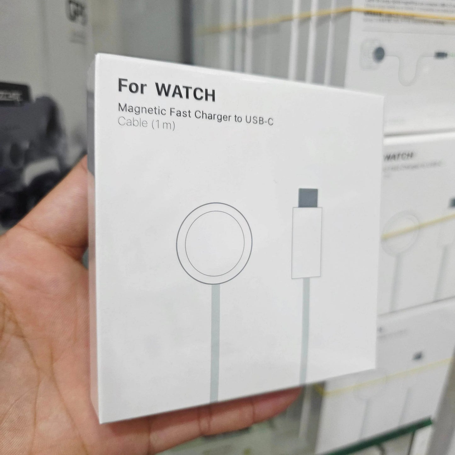 TypeC girişli manyatik akıllı saat watch hızlı şarj cıhazı