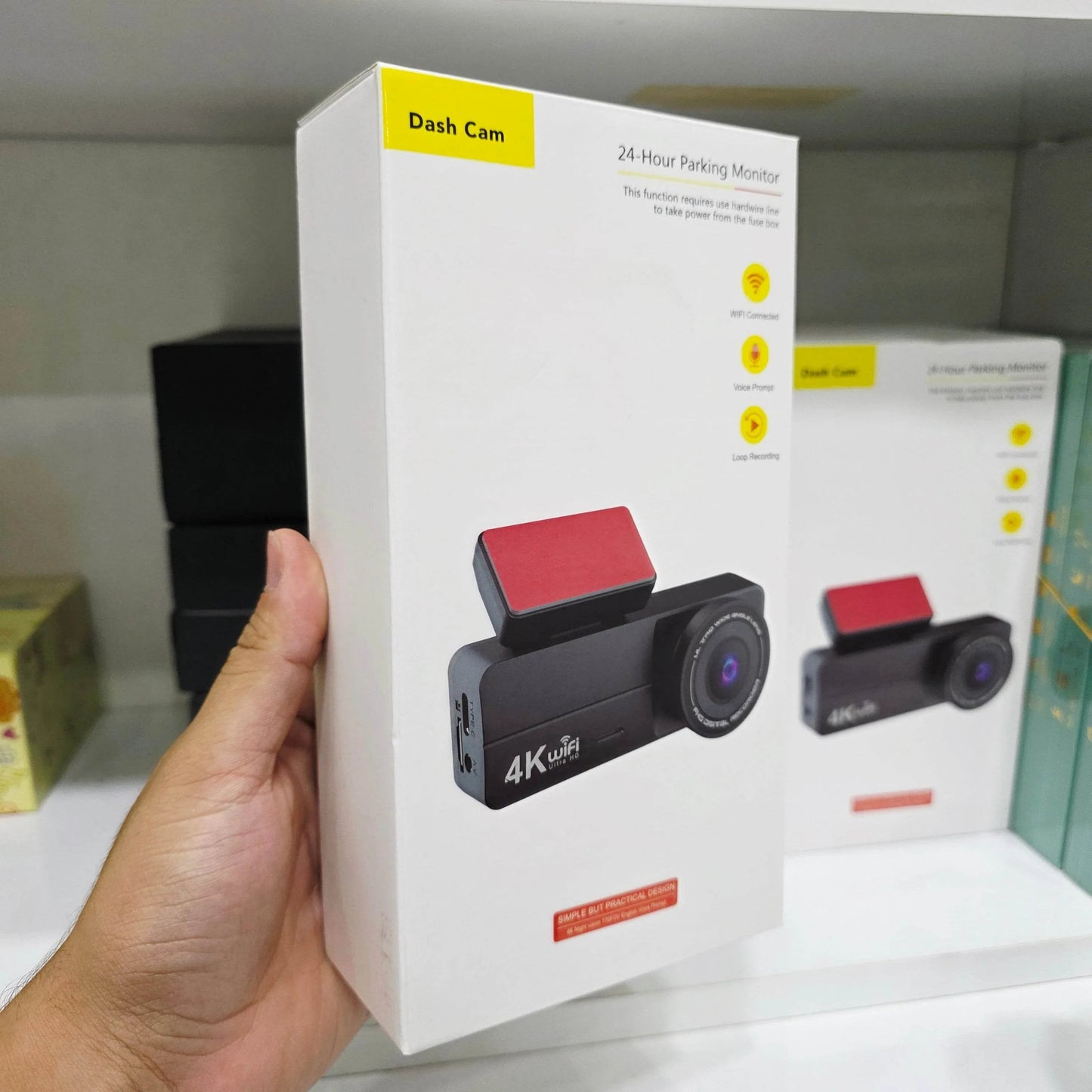F8 4K Ultra Hd Ekranlı Ön Kamera Video Kaydedici Araç Kamerası Wi-Fi, IR Gece Görüşü, APP Kontrol DashCam
